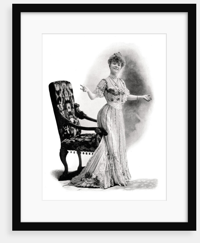 A Parisian Actress, Mademoiselle Charlotte Wiehe by Charles Reutlinger