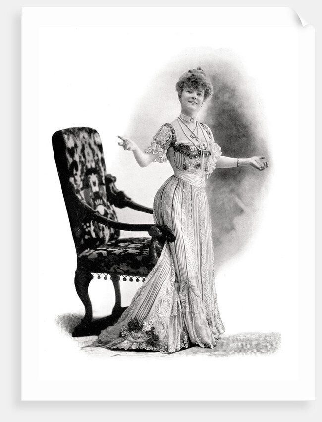 A Parisian Actress, Mademoiselle Charlotte Wiehe by Charles Reutlinger