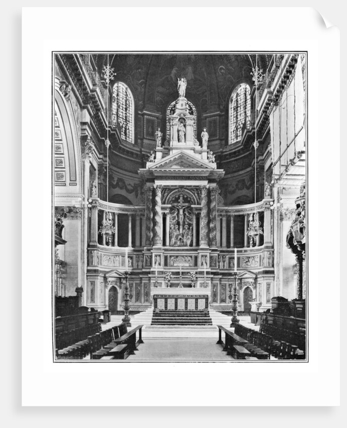 The Reredos in St Paul's Cathedral by Anonymous