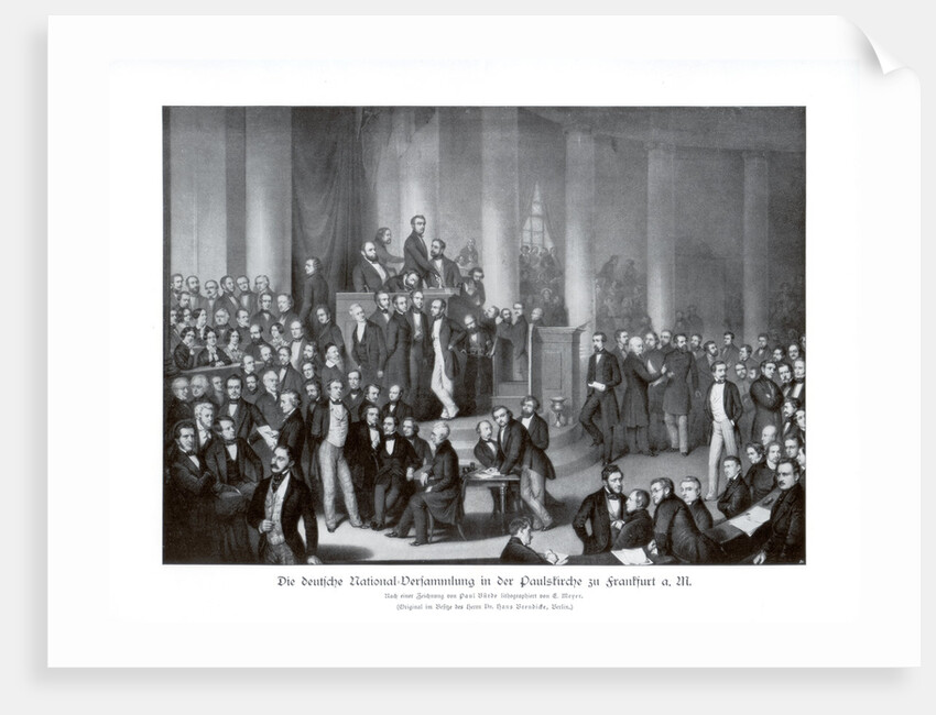 German National Assembly, Frankfurt by Paul Burde