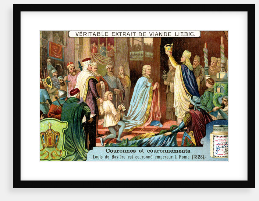 Louis of Bavaria Crowned Emperor of Rome in 1328 by Anonymous