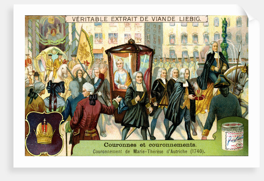 The Crowning of Maria Theresa of Austria in 1740 by Anonymous