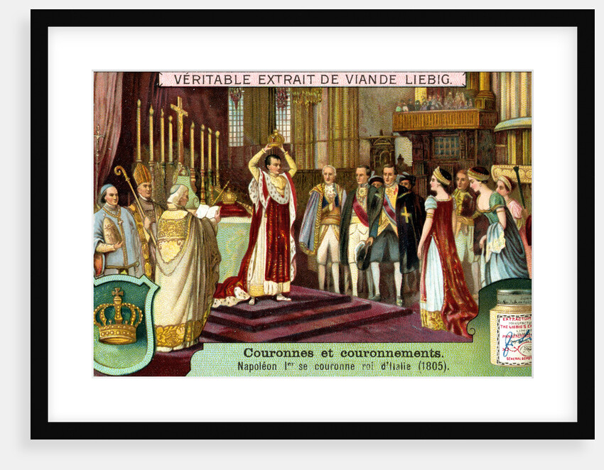 Napoleon I crowns himself King of Italy in 1805 by Anonymous