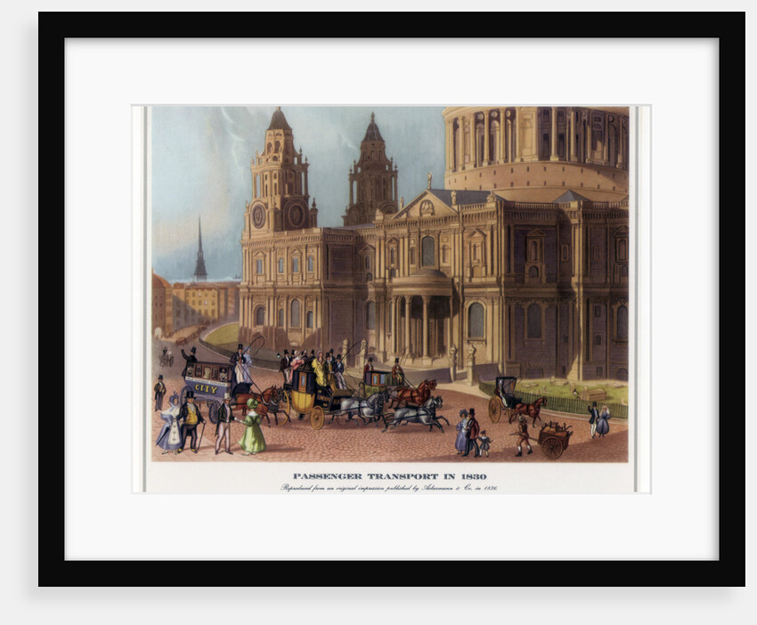 Passenger Transport in 1830 by Anonymous