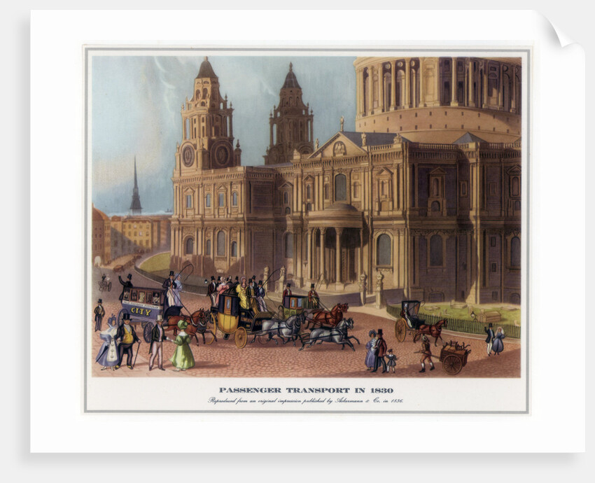 Passenger Transport in 1830 by Anonymous