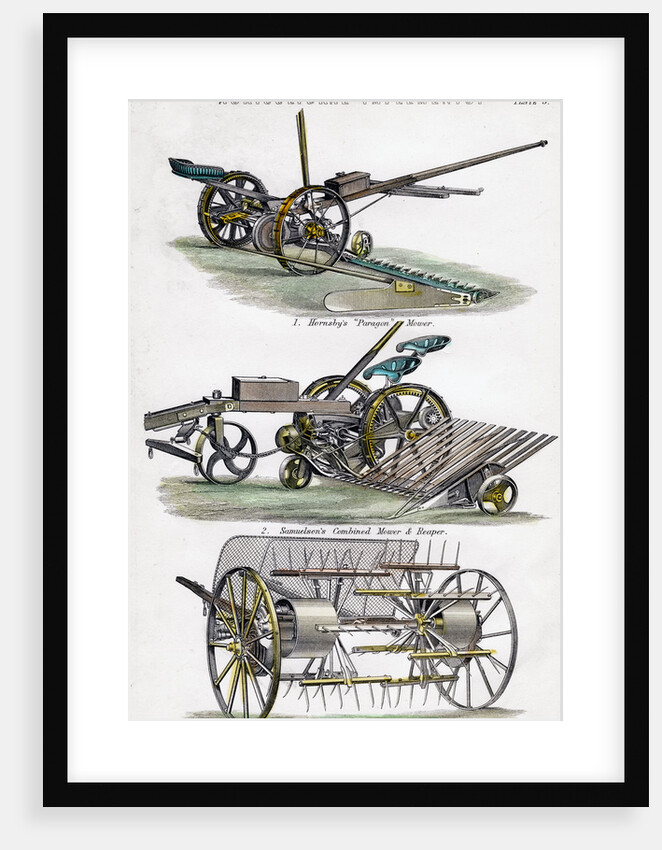 Agricultural implements by Anonymous