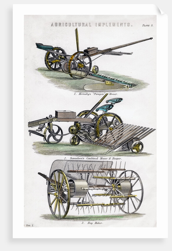 Agricultural implements by Anonymous