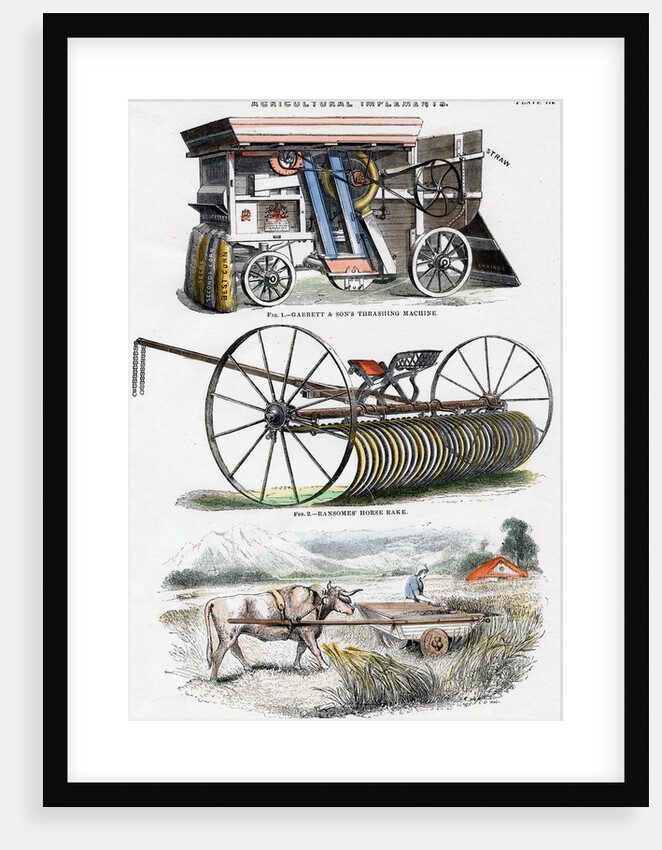 Agricultural implements by Anonymous