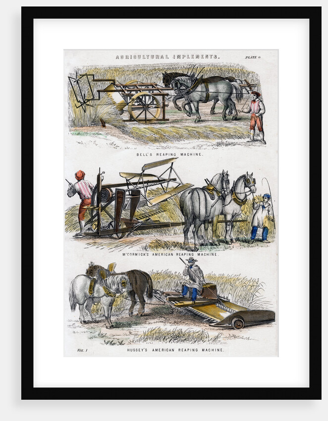 Agricultural implements by Anonymous