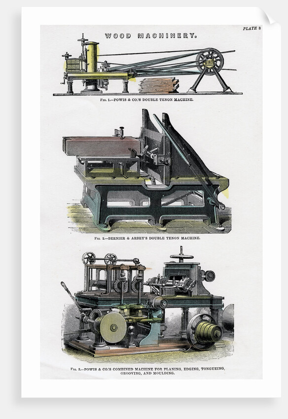 Wood machinery by Anonymous