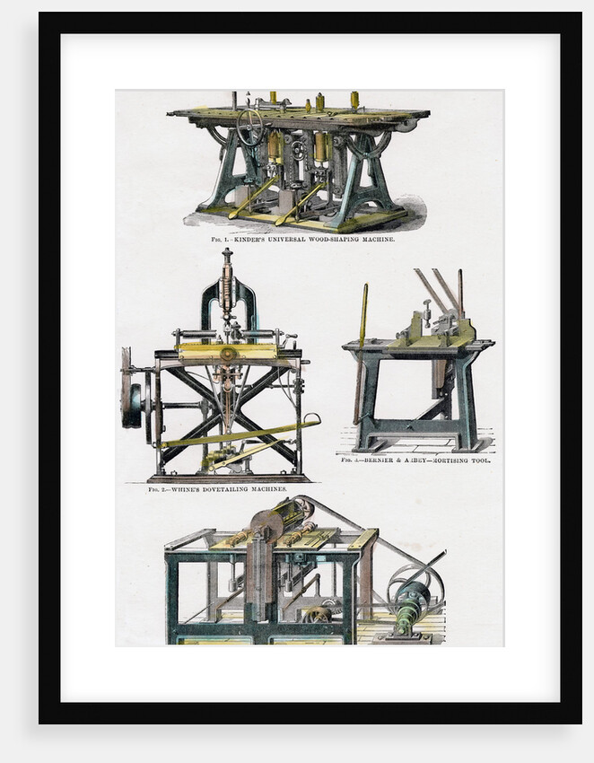 Wood machinery by Anonymous