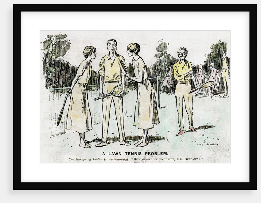 A Lawn Tennis Problem by Anonymous