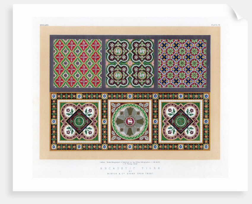 Encaustic Tiles by John Burley Waring