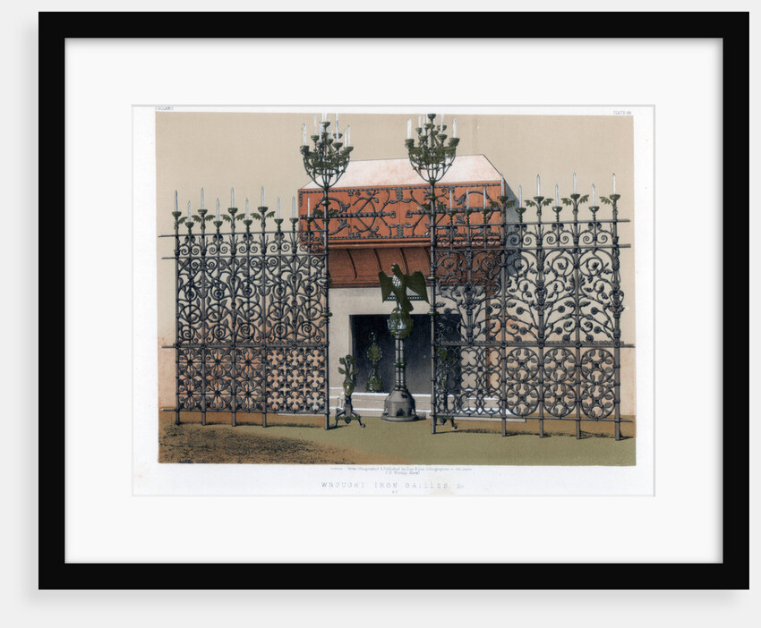 Wrought Iron Grilles by John Burley Waring