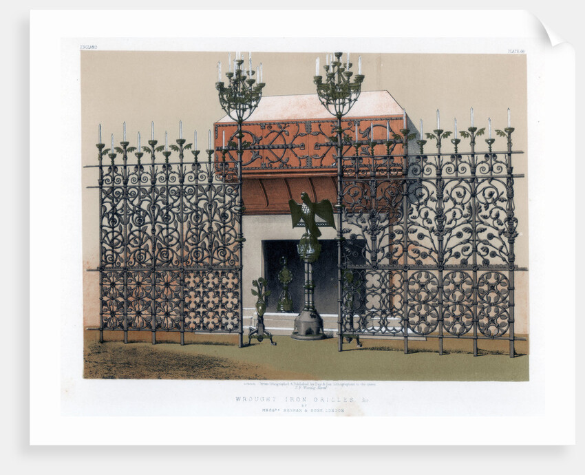 Wrought Iron Grilles by John Burley Waring