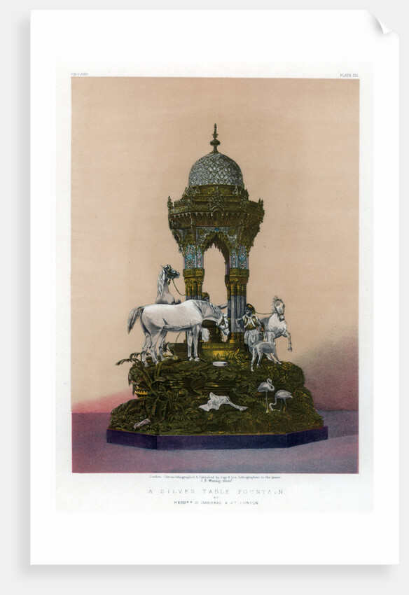 A Silver Table Fountain by John Burley Waring