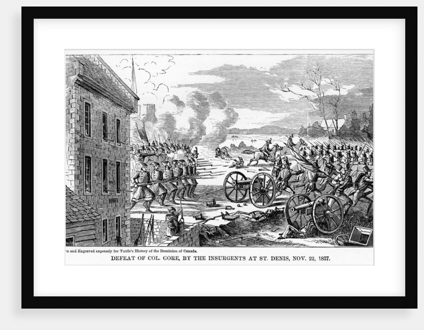 Defeat of Colonel Gore, by the Insurgents at St Denis by Anonymous