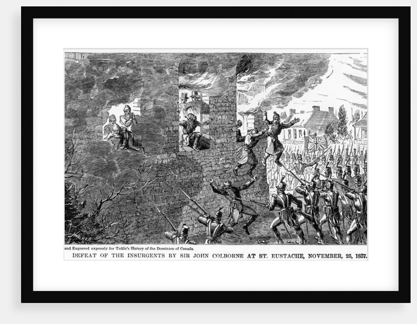 Defeat of the Insurgents by Sir John Colborne at St Eustache by Anonymous