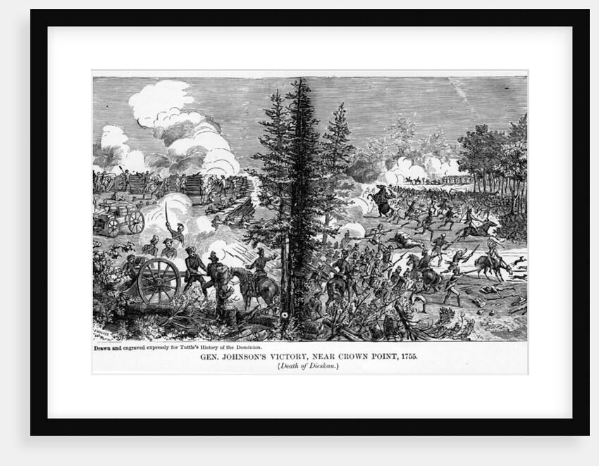 General Johnson's Victory, near Crown Point by Anonymous