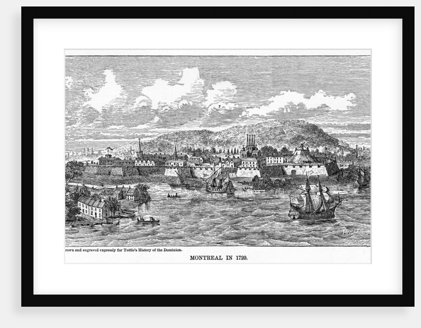 Montreal in 1729 by Anonymous