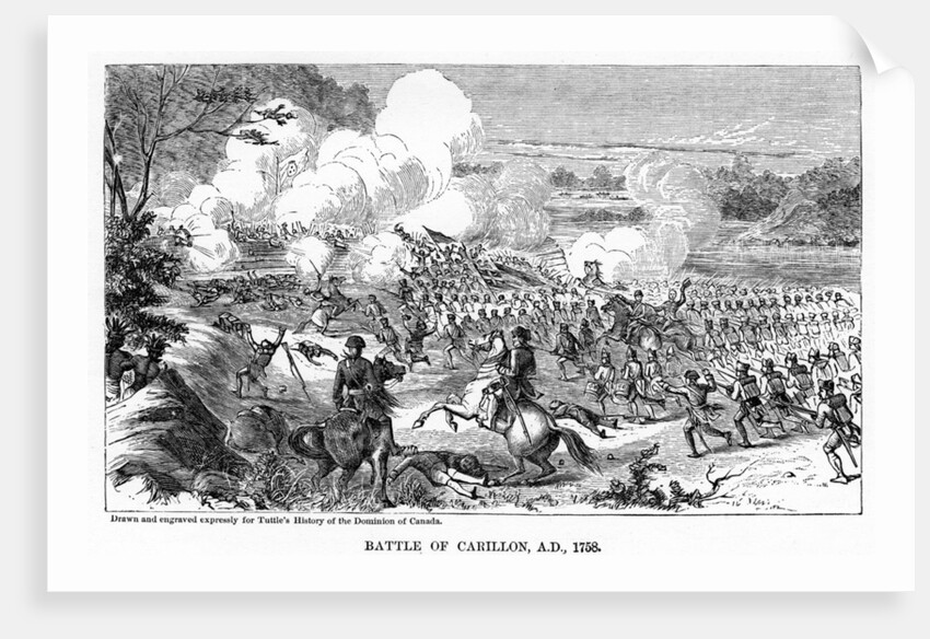 Battle of Carillon, AD 1758 by Anonymous
