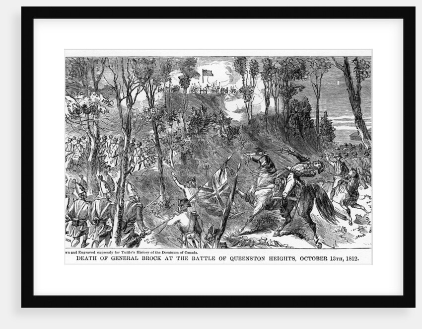 Death of General Brock at the Battle of Queenston Heights, October 13th by Anonymous