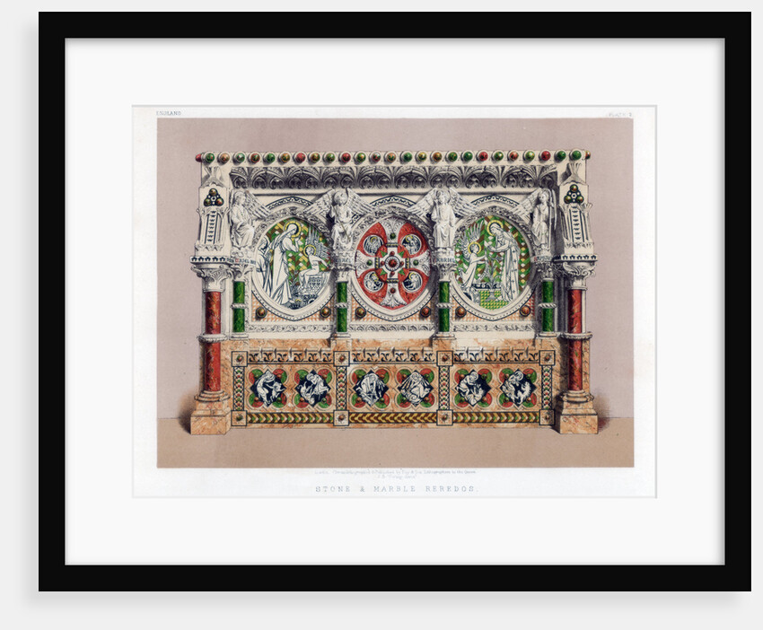 Stone and Marble Reredos by John Burley Waring