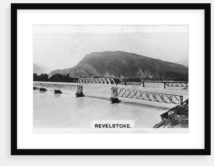 Bridge over the Columbia River, Revelstoke, British Columbia, Canada by Anonymous