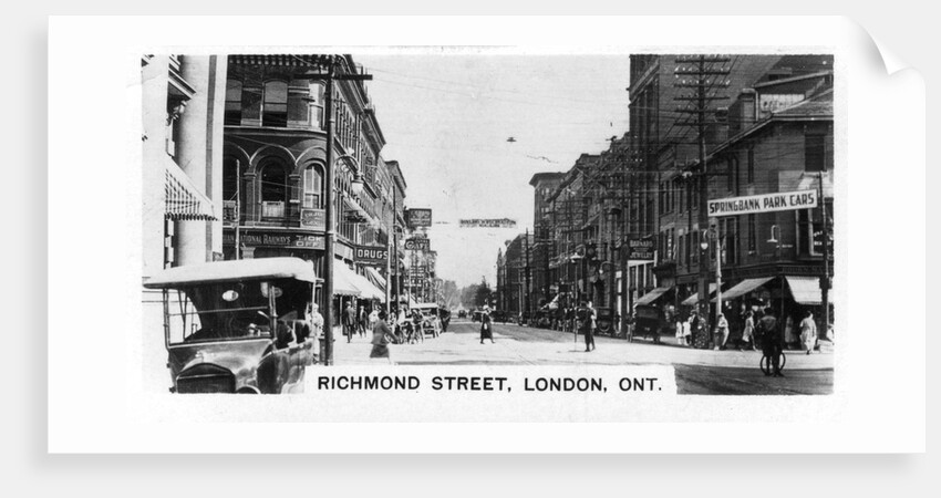 Richmond Street, London, Southwestern Ontario, Canada by Anonymous