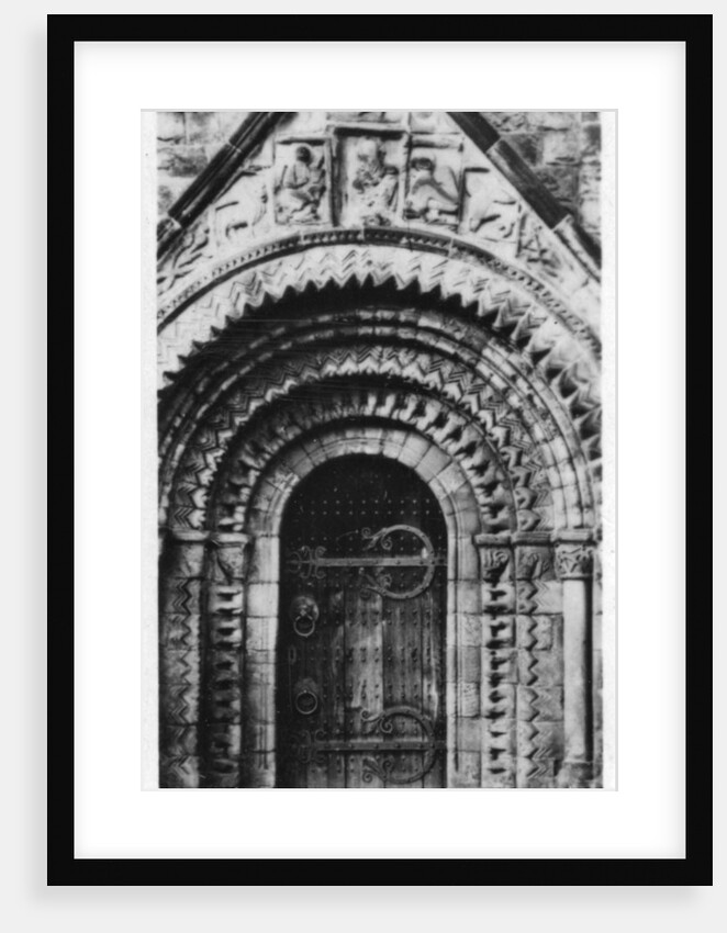Norman Porch, Adel Church, Leeds by Anonymous
