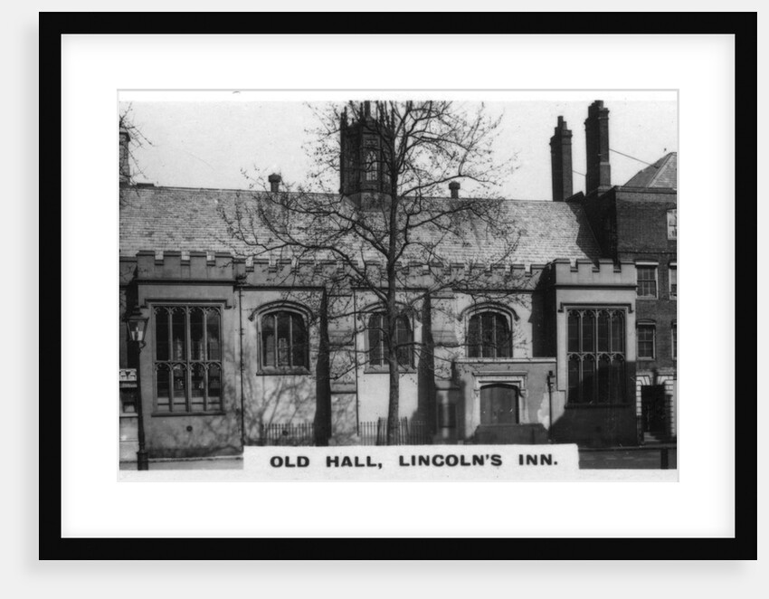 'Old Hall, Lincoln's Inn', London by Anonymous