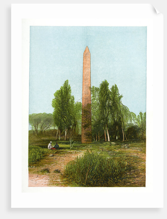 Obelisk at Heliopolis, Egypt by W Dickens
