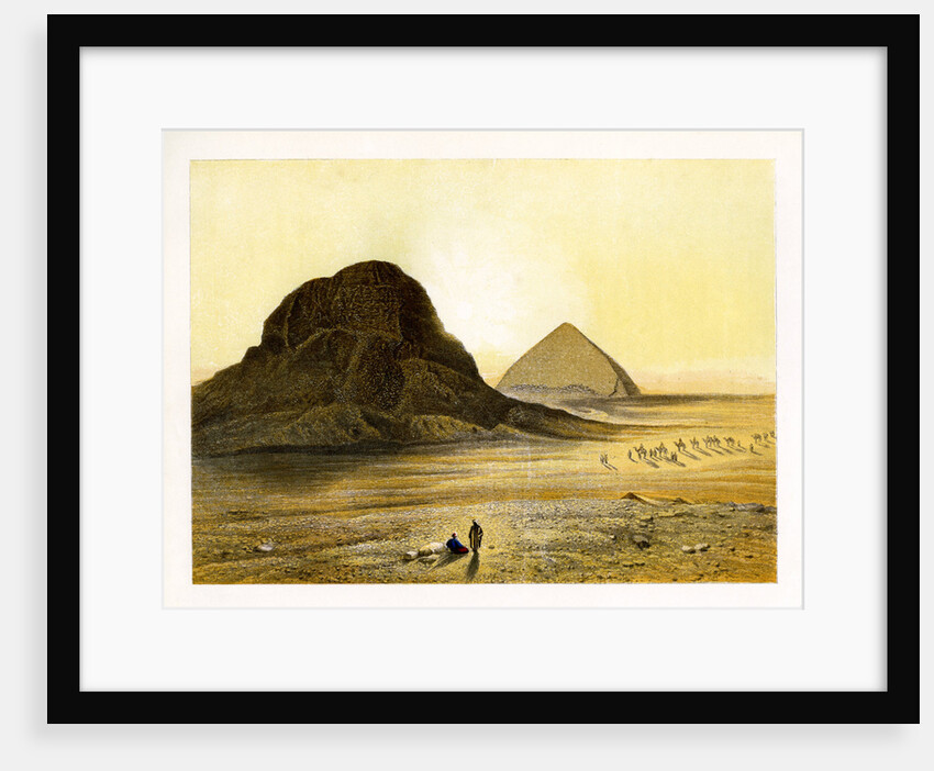 Brick Pyramids of Dashur, Egypt by W Dickens