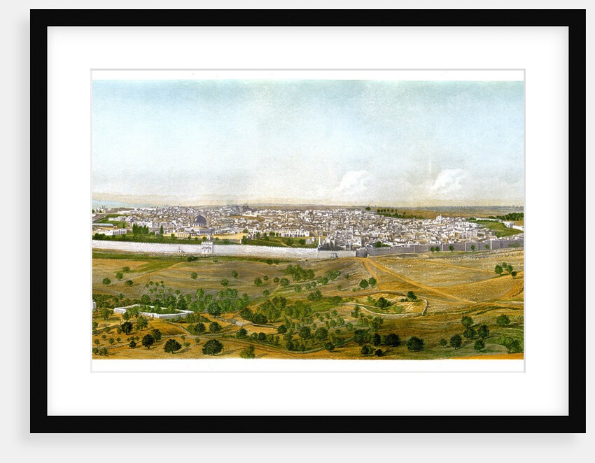Panorama of Jerusalem by W Dickens