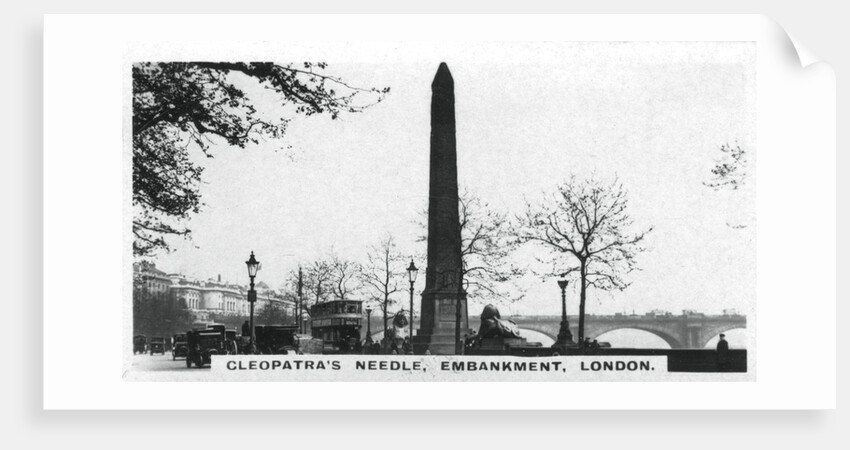 Cleopatra's Needle, Embankment, London by Anonymous