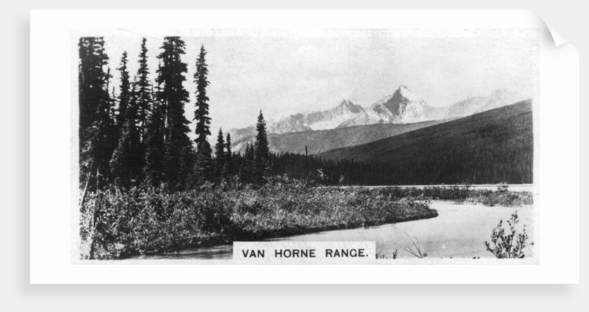 Van Horne Range, Canadian Rockies by Anonymous
