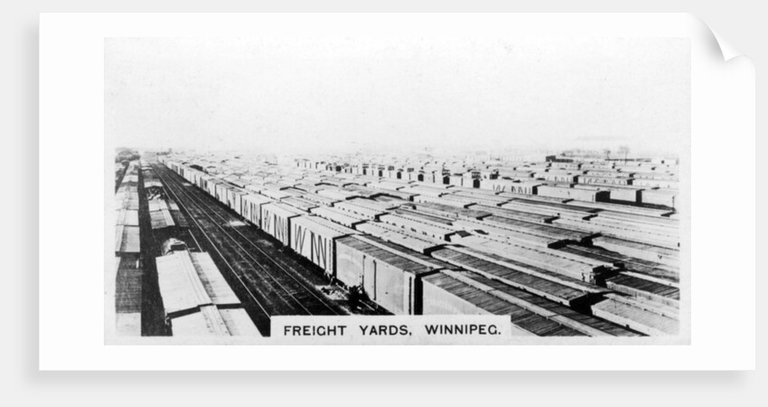 Freight yards, Winnipeg, Manitoba, Canada by Anonymous