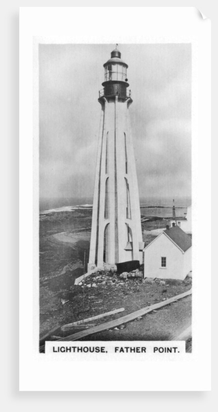 Lighthouse, Father Point, Quebec, Canada by Anonymous