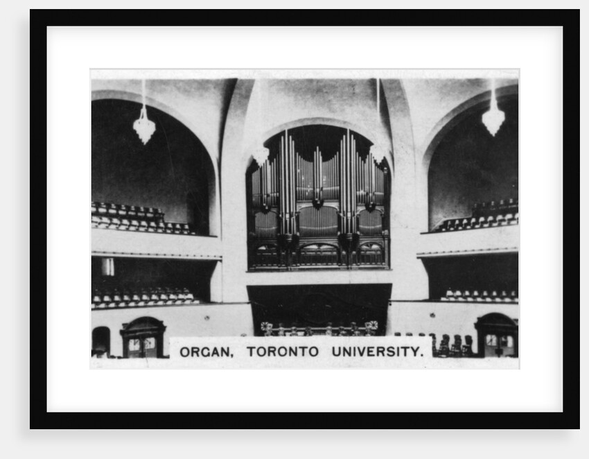 Organ, Toronto University by Anonymous