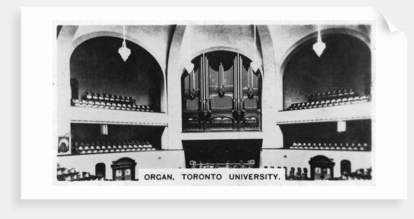 Organ, Toronto University by Anonymous
