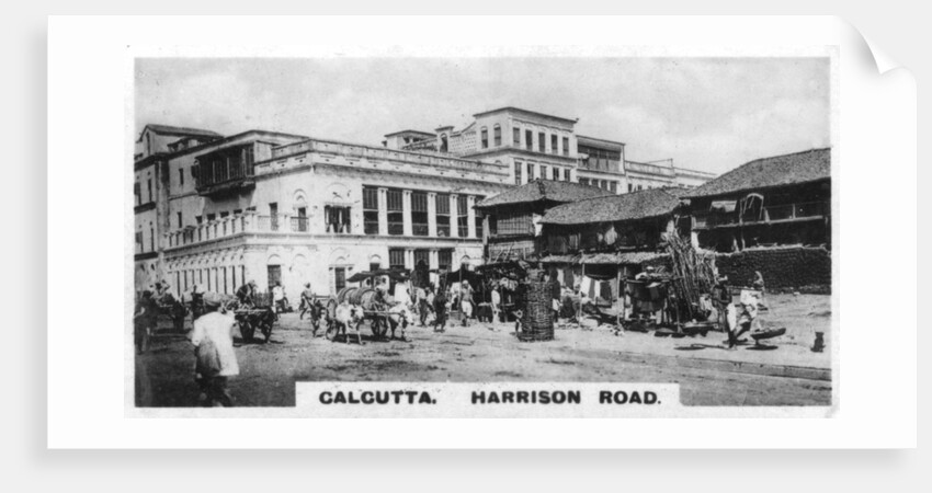 Harrison Road, Calcutta, India by Anonymous
