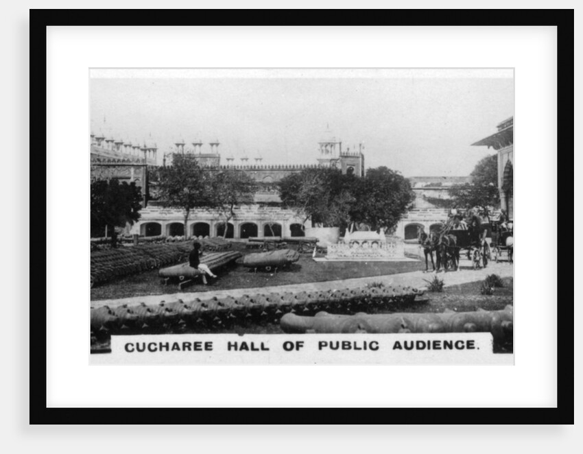 'Cucharee Hall of Public Audience', Agra, India by Anonymous