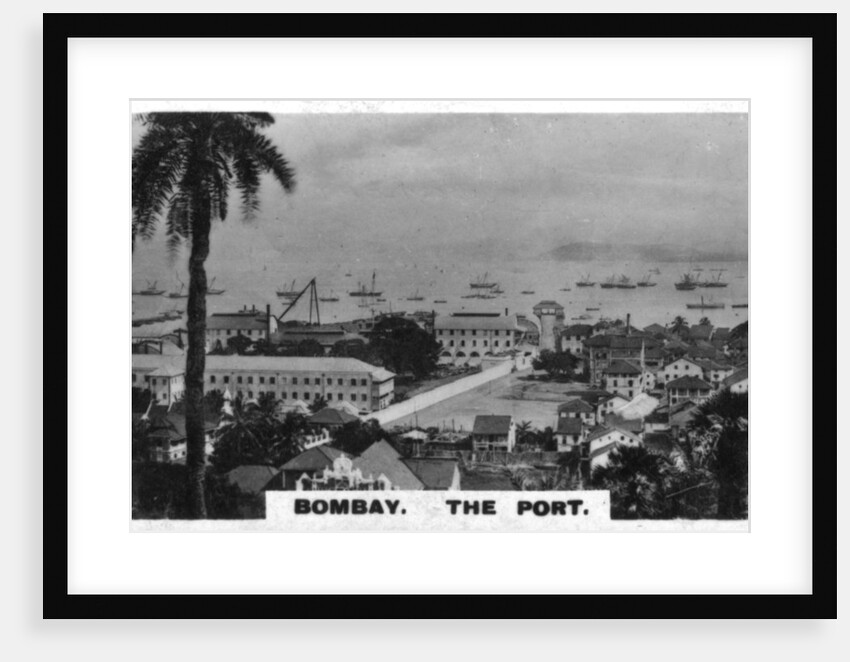 The port, Bombay, India by Anonymous