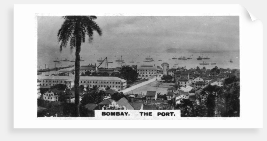 The port, Bombay, India by Anonymous