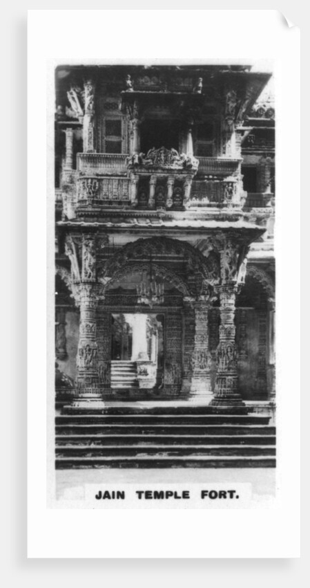 Jain temple fort, Ahmedabad, India by Anonymous