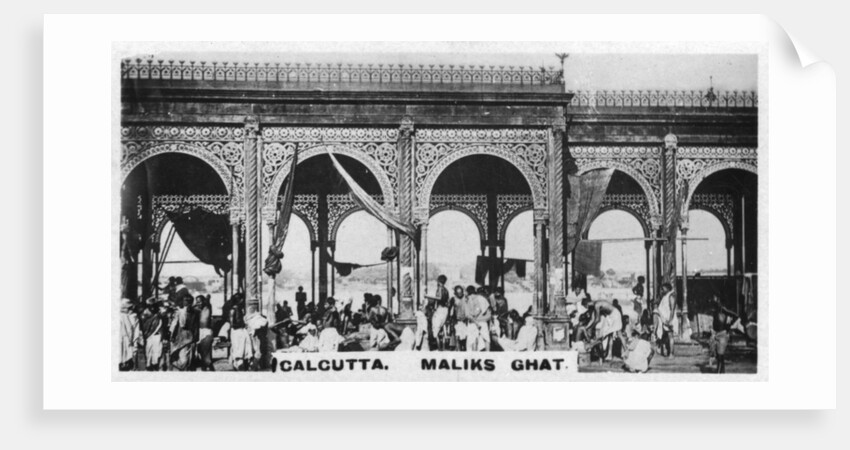 Maliks' Ghat, Calcutta, India by Anonymous
