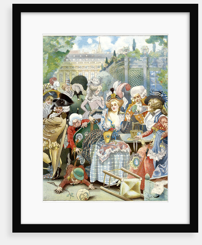 The royal palace, under the convention by Ferdinand Sigismund Bac