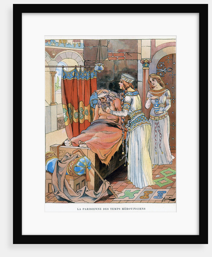 The Parisian Woman during the time of the Merovingians by Ferdinand Sigismund Bac