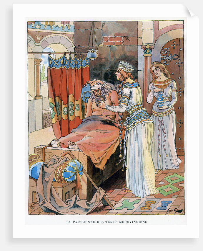 The Parisian Woman during the time of the Merovingians by Ferdinand Sigismund Bac