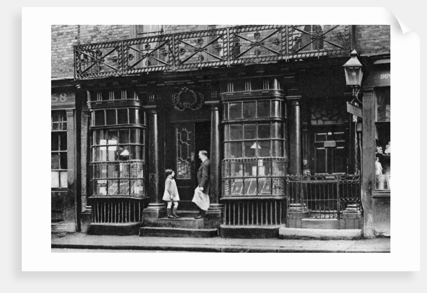 A shop front, Artillery Lane, off Bishopsgate, London by McLeish